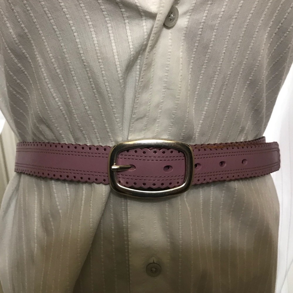 Fossil Scalloped Edge Jeans Belt